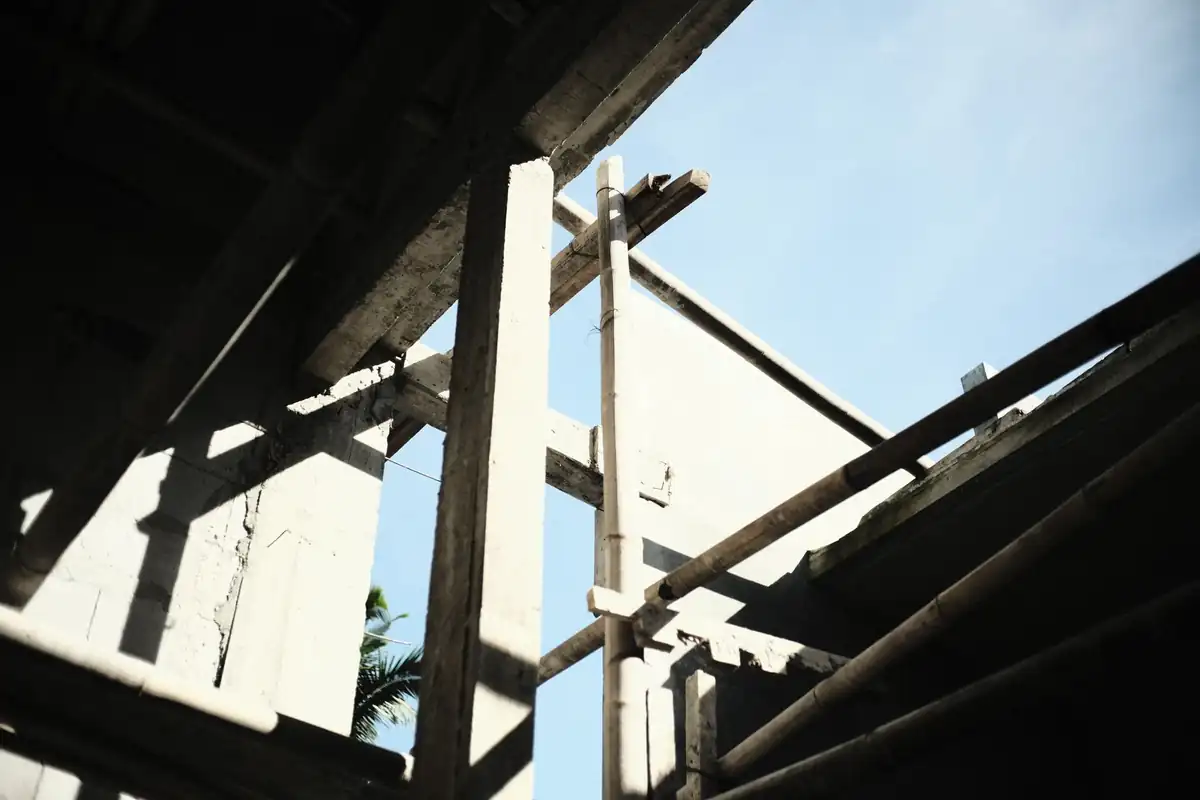 Obra civil em construção