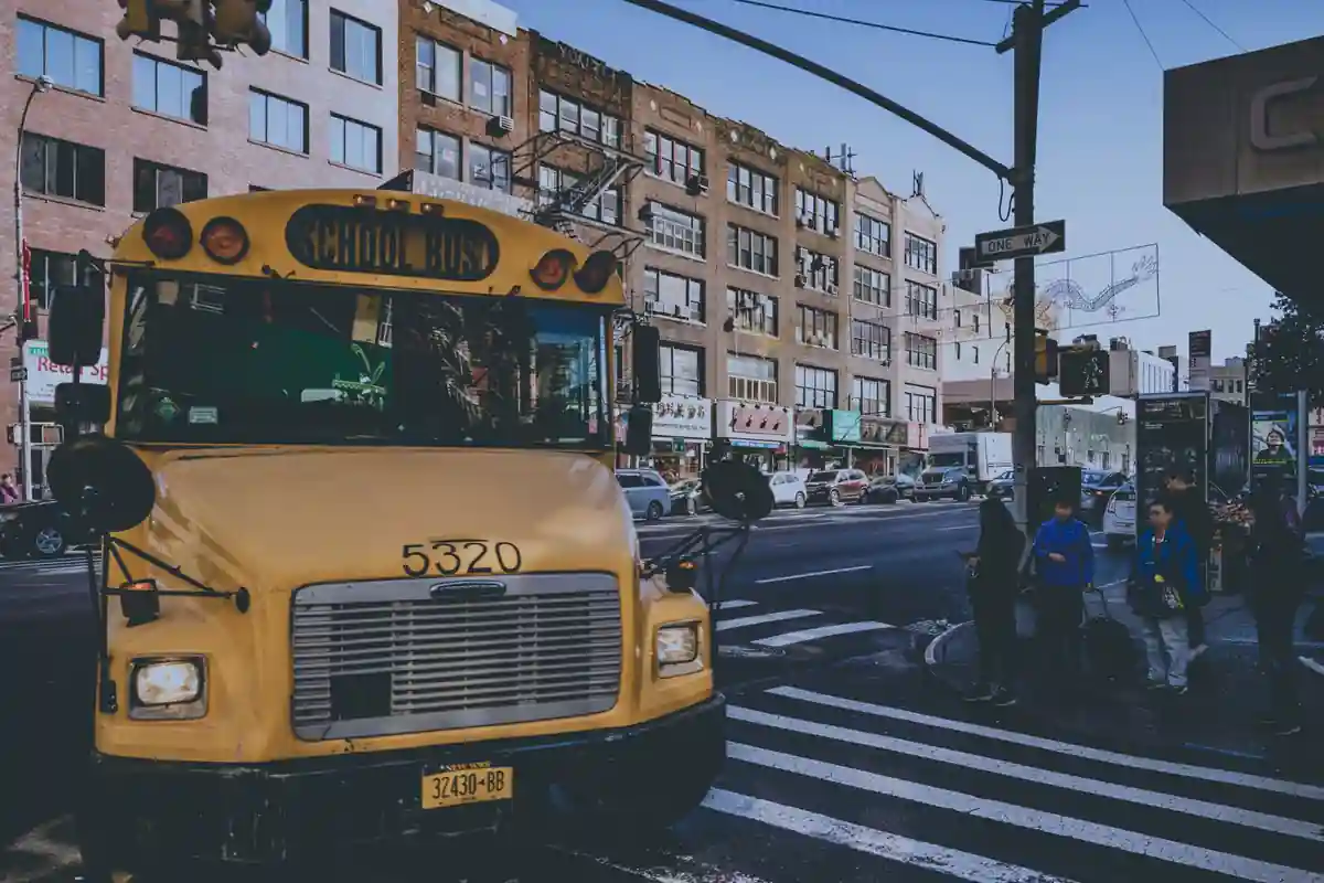 Veículo de transporte escolar