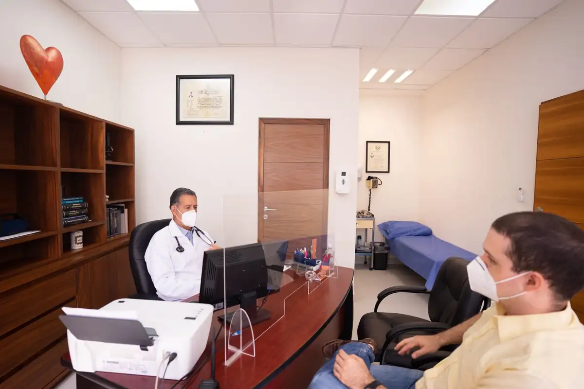 Consulta médica e diagnostico coberto